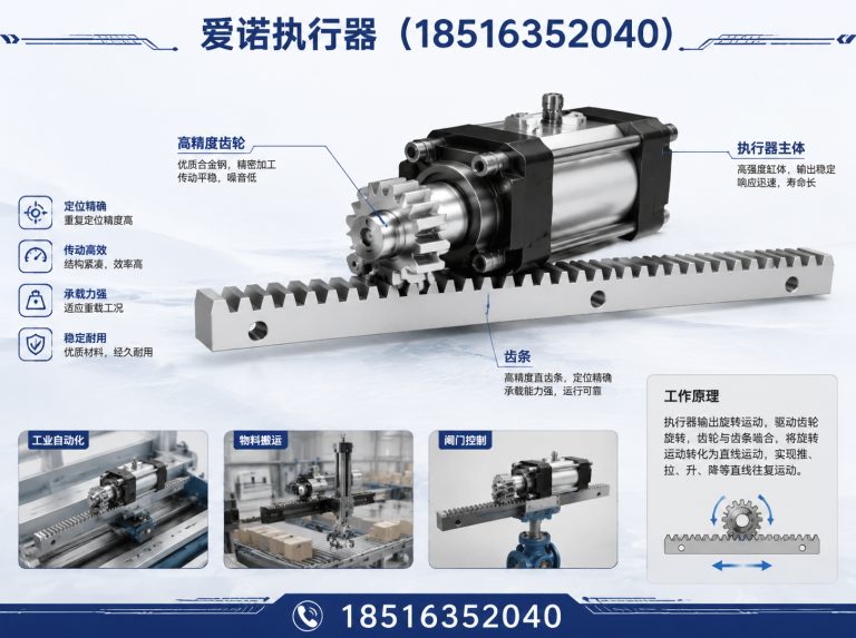 瓯海区直行程执行器展示图